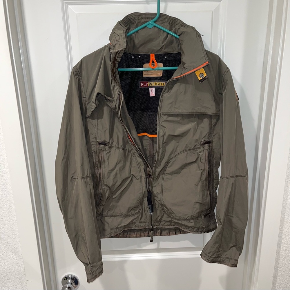 Parajumpers fly weight windbreaker jacket men size L HEADQUARTERSUSE 061142 RM